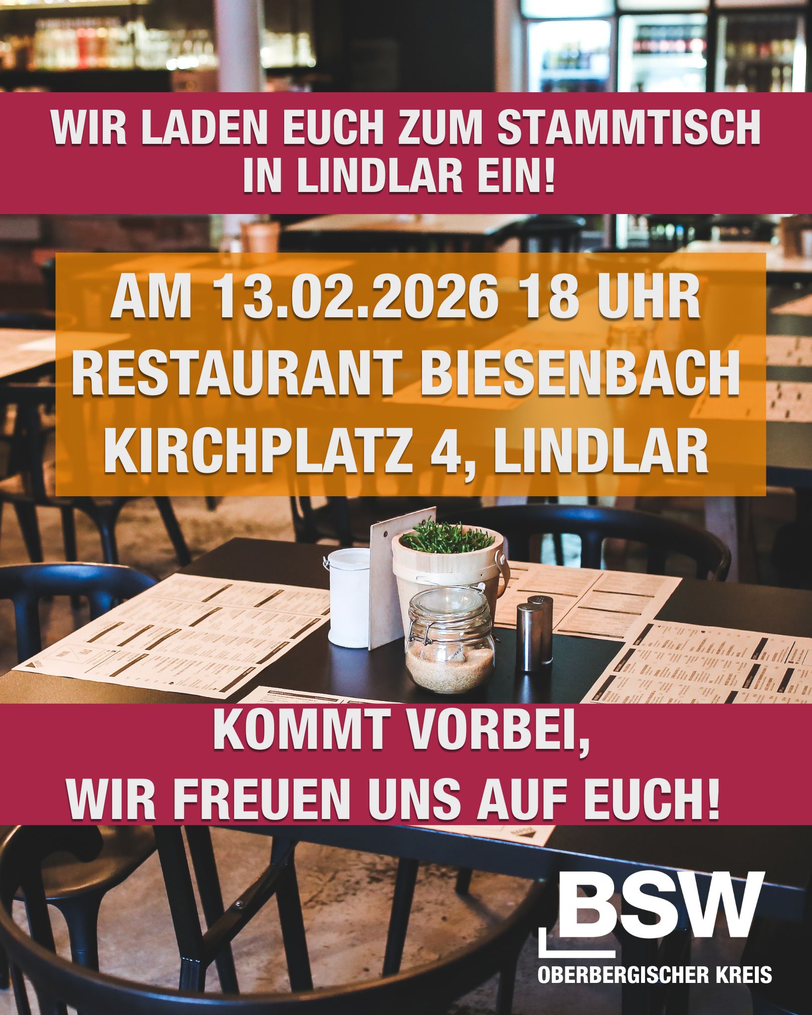 BSW Lindlar & Engelskirchen Stammtisch