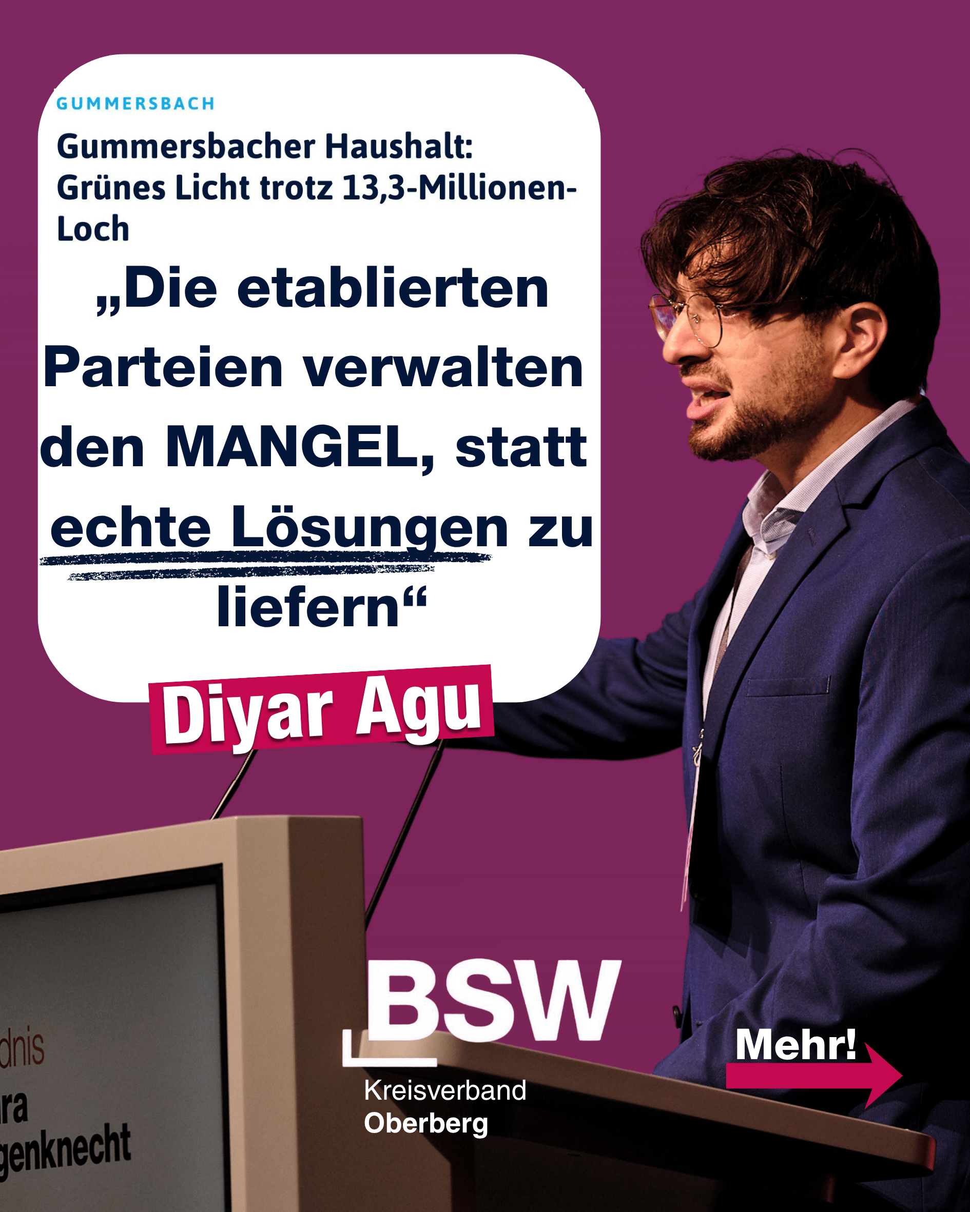 Haushalt in Schieflage – Gummersbach braucht endlich Prioritäten statt Schönrechnerei!